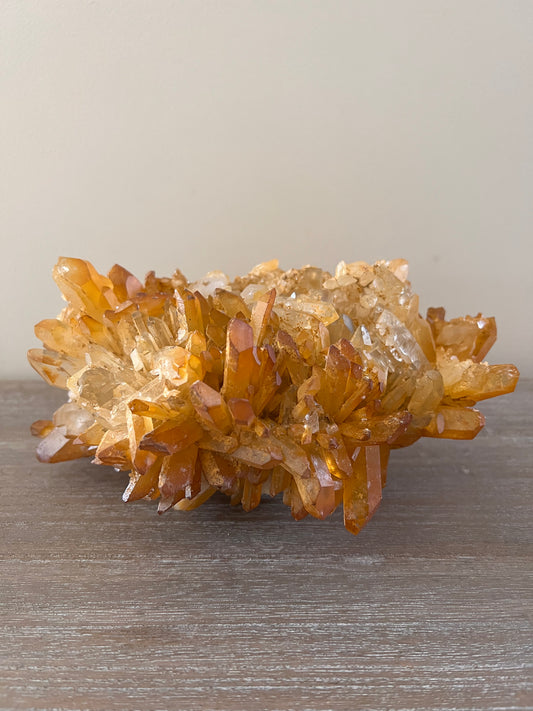 Golden Healer Quartz Crystal Cluster